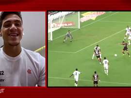 Pedro fala de seu 1º gol pelo Flamengo. DUGOUT