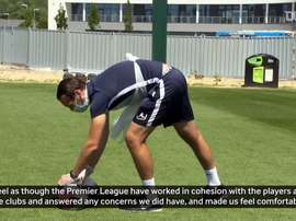 Murray feels comfortable with football's return. DUGOUT