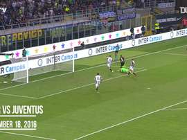 La rete di Perisic nel Derby d'Italia. Dugout