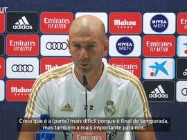Zidane comentou sobre o foco do time para os últimos jogos do Campeonato Espanhol. DUGOUT