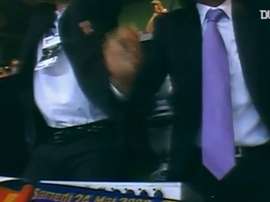 Lyon remporte sa 4eme coupe de France contre Paris en 2008. DUGOUT