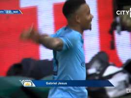 le doublé de Gabriel Jesus en finale de FA Cup face à Watford. DUGOUT