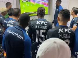 Los jugadores vieron los goles. DUGOUT
