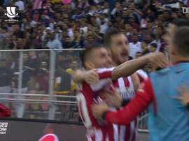 El Atleti superó al Barça en la semifinal de la Supercopa. DUGOUT