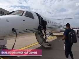 Lyon are now in Lisbon ahead of Saturday's Champions League match. DUGOUT