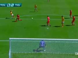 Luis Quinones scored the only goal in Tigres' win over Toluca. DUGOUT