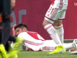 Edson Alvarez played 23 times for Ajax in his first season in Amsterdam. DUGOUT