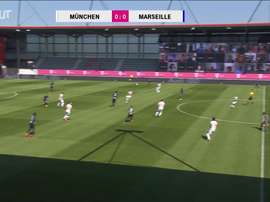 Marseille played against Bayern in a friendly. DUGOUT