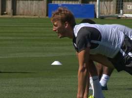 Brighton continued with their preparations ahead of a return to Premier League action. DUGOUT