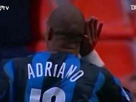 Il gran goal di Adriano contro l'Udinese. Dugout