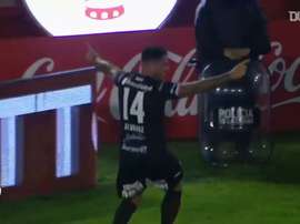 Pablo Álvarez anotó un gran gol ante Atlético Tucumán. DUGOUT