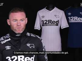 Rooney analisa primeiro jogo como técnico interino no Derby County. DUGOUT