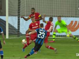 Lukaku e Barella mandano l'Inter in semifinale di Europa League. Dugout