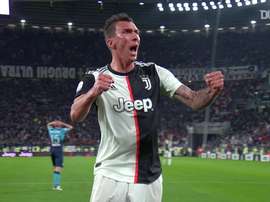 L'ultimo goal di Mandžukić con la Juventus. Dugout