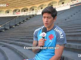 Germán Cano já marcou nove gols em 13 jogos disputados pelo Vasco. DUGOUT