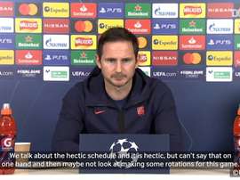 Lampard speaks ahead of Sevilla match. DUGOUT