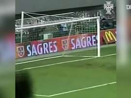 Il primo goal di Quaresma con la nazionale portoghese. Dugout