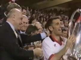 Il Milan vinse per 4-0. Dugout