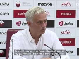 Goalpost drama before Europa League game. DUGOUT