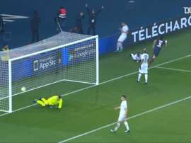 Cavani scored a backheel goal. AFP