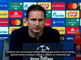Lampard elogió a Ziyech tras su debut como titular. Captura/Dugout