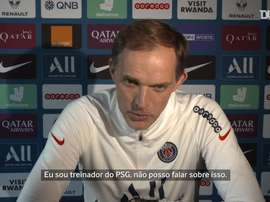 Thomas Tuchel, respondeu sobre o futuro de Messi, envolvido por rumores com o PSG. AFP