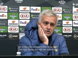 Mourinho falou sobre o jogo de hoje contra o Chelsea. DUGOUT