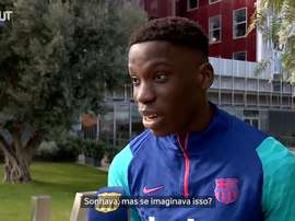 Ilaix Moriba é recém-promovido no Barça. DUGOUT