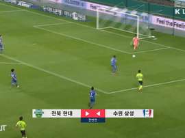 Melhores momentos Jeonbuk 1 x 0 Suwon na K-League 2020. DUGOUT