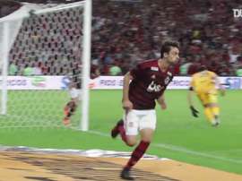 Rodrigo Caio, goleador inesperado ante Corinthians. DUGOUT