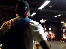 Flamengo were delighted after getting a 2-0 victory over Palmeiras. DUGOUT