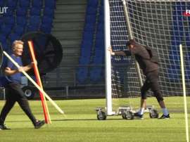 VIDEO: Basel captain Valentin Stocker discusses training return. DUGOUT