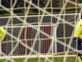 Angus Gunn trains with new Stoke team-mates. DUGOUT