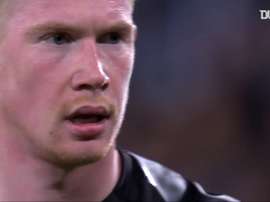 De Bruyne tucked the ball home. DUGOUT