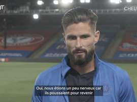 Olivier Giroud revient sur la victoire face à Palace. DUGOUT