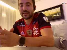 Everton Ribeiro mandou mensagem de apoio à torcida. DUGOUT