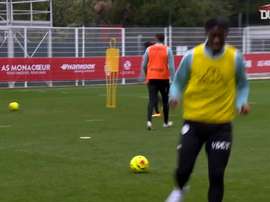 Disasi régale à l'entrainement. Dugout