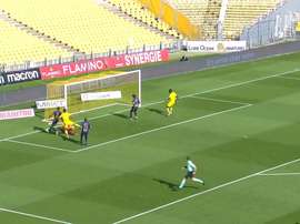 Le premier but de Muani en Ligue 1. Dugout