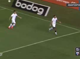 Madson faz gol no empate do Santos com Fortaleza. DUGOUT