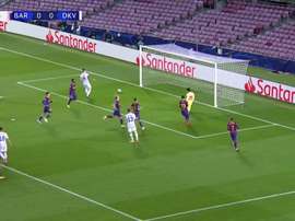 La vittoria del Barcellona in Champions. Dugout