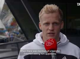 VIDEO: Donny van de Beek looks ahead to joining Manchester United. DUGOUT
