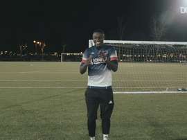Comemorações dos atletas do New Jersey Teamsters. DUGOUT