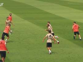 Madrid continued to train for the Alavés match. DUGOUT