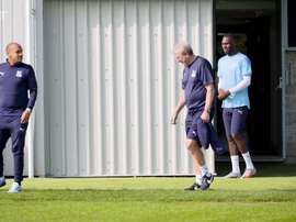 Clyne has been seen training with Crystal Palace