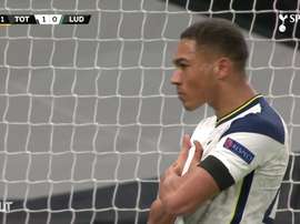 Les deux premiers buts de Vinicius avec Tottenham. dugout