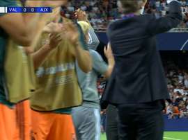 Ziyech marcó un golazo ante el Valencia. DUGOUT