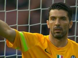Buffon made a superb stop to deny Dani Alves, but Juve still lost to Barca. DUGOUT