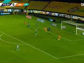 Nico López’s great finish vs Santos. DUGOUT