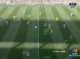 Le but de Senna du milieu de terrain avec Villarreal. DUGOUT