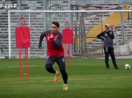 Pablo Mouche llegó a Colo-Colo en febrero de 2019. DUGOUT